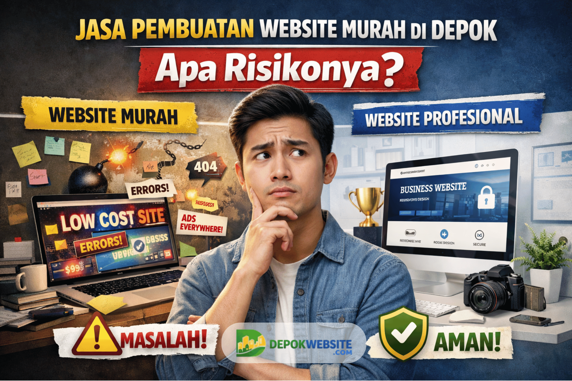 Jasa Website Murah di Depok, Apa Risikonya?